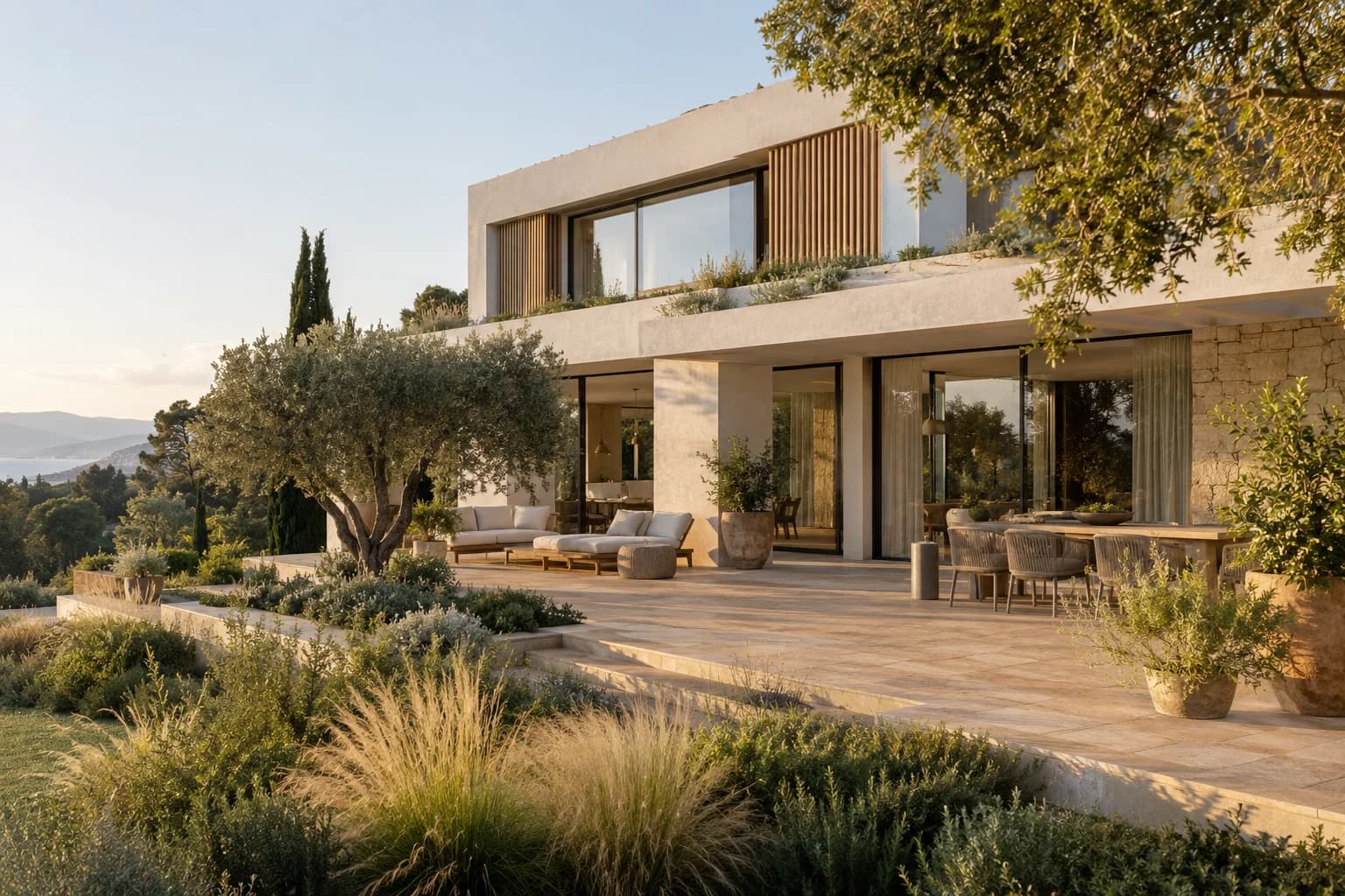 Beispielbild: Architektenhaus mit Garten